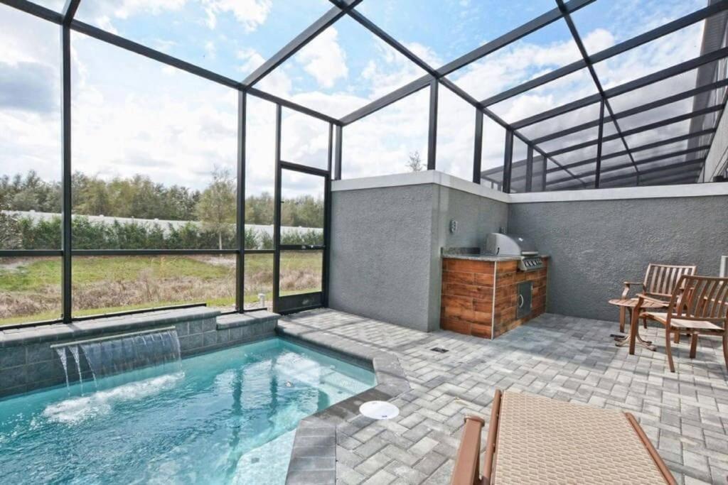 Charming Four Bedrooms Townhome With Private Splash Pool At Le Reve Resort Kissimmee Exterior foto