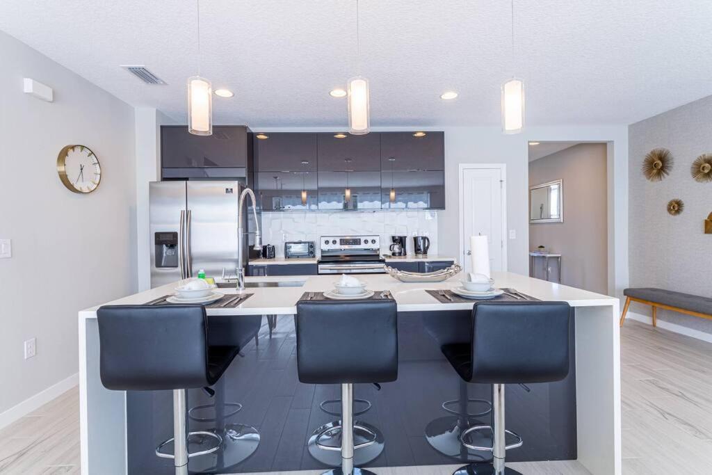 Charming Four Bedrooms Townhome With Private Splash Pool At Le Reve Resort Kissimmee Exterior foto